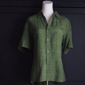 Thang Loi | 100% Silk Short Sleeve Shirt